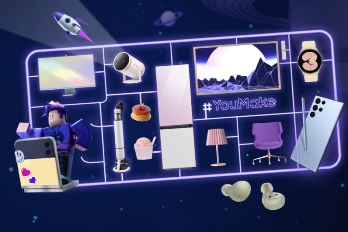 Samsung pamerkan taman bermain 'Space Tycoon' di Roblox