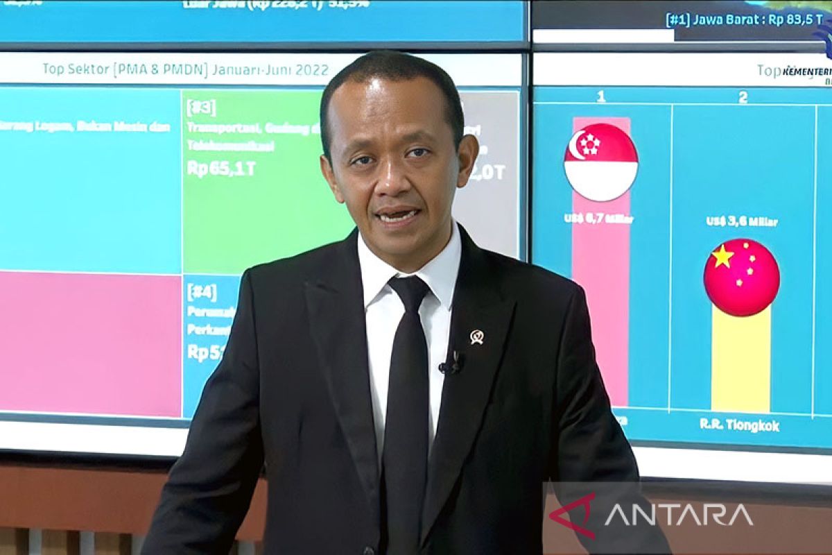 Realisasi investasi triwulan II 2022 capai Rp302,2 triliun