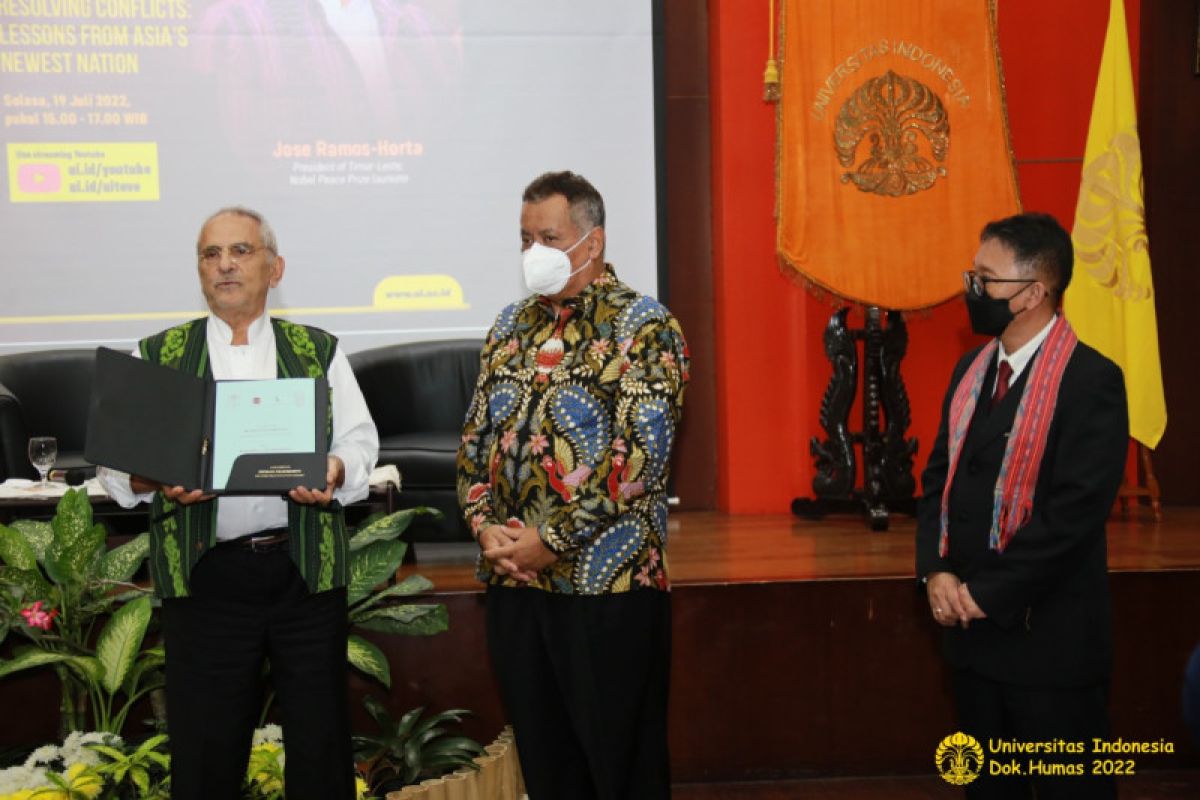 Rektor UI ajak mahasiswa Timor Leste lakukan penelitian bersama