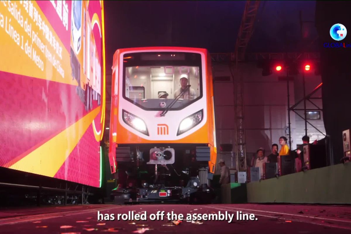 China rakit kereta bawah tanah roda karet untuk Mexico City