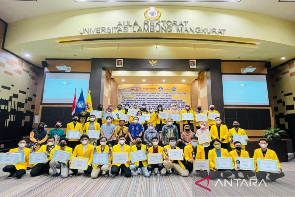 Universitas Lambung Mangkurat apresiasi mahasiswa dan dosen berprestasi nasional
