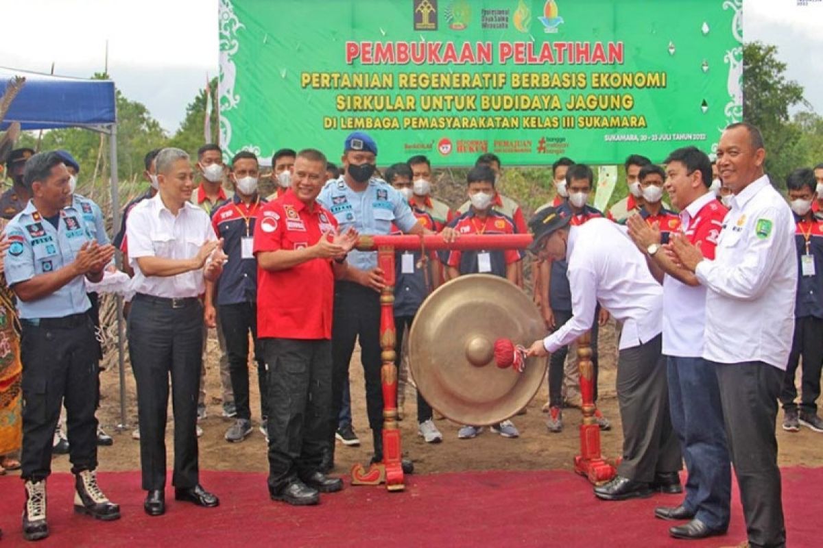 Kakanwil: Dukungan Kementan semakin tingkatkan ketahanan pangan Lapas