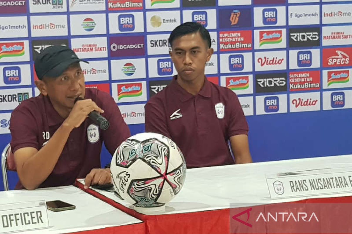 Pelatih RANS Nusantara berharap pemainnya tidak terkena sindrom laga perdana Liga 1