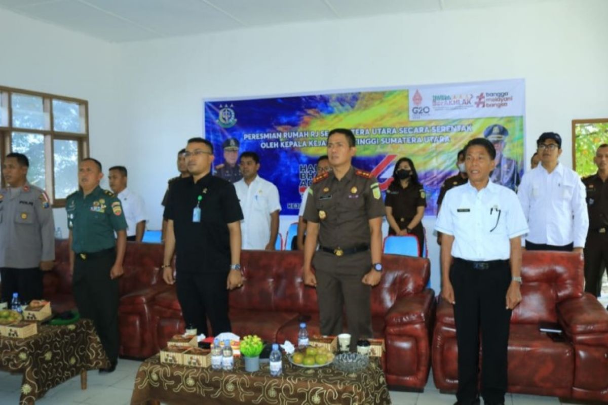 Bupati Samosir hadiri launching Rumah Restorative Justice Kejaksaan