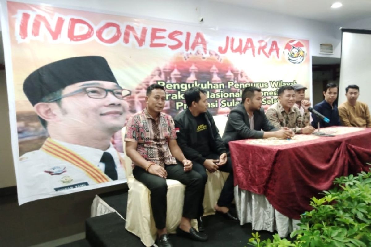 GNIJ Sulsel deklarasikan dukungan untuk Ridwan Kamil maju Capres 2024