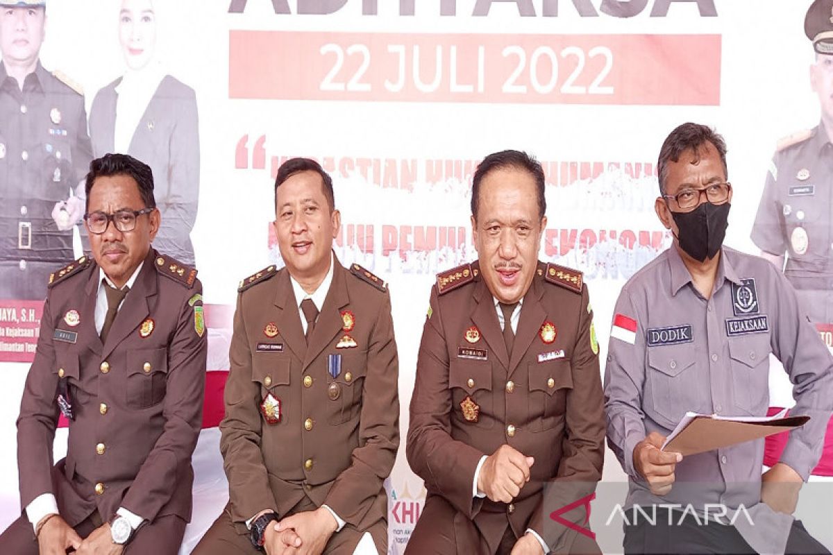 Kejati Kalteng selamatkan keuangan negara Rp9,8 miliar periode Januari-Juli 2022