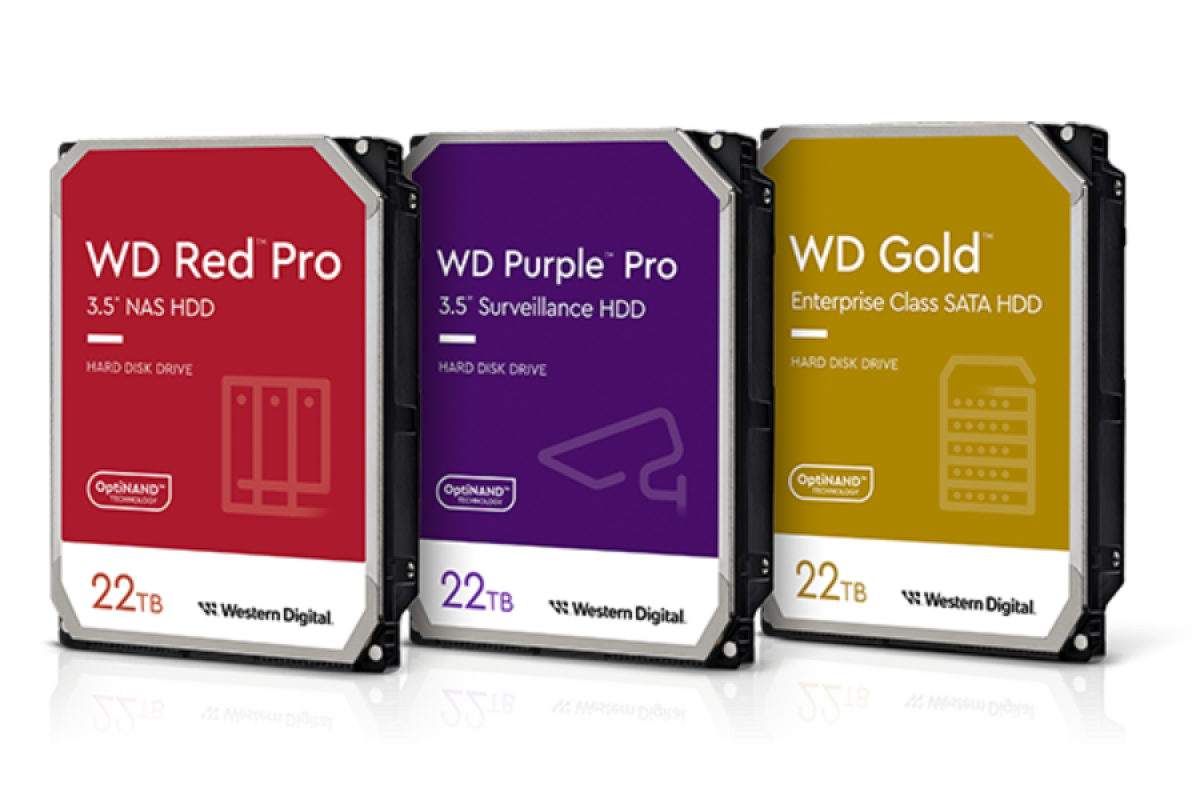 WD merilis hard disk 22TB penuhi pusat data dan video