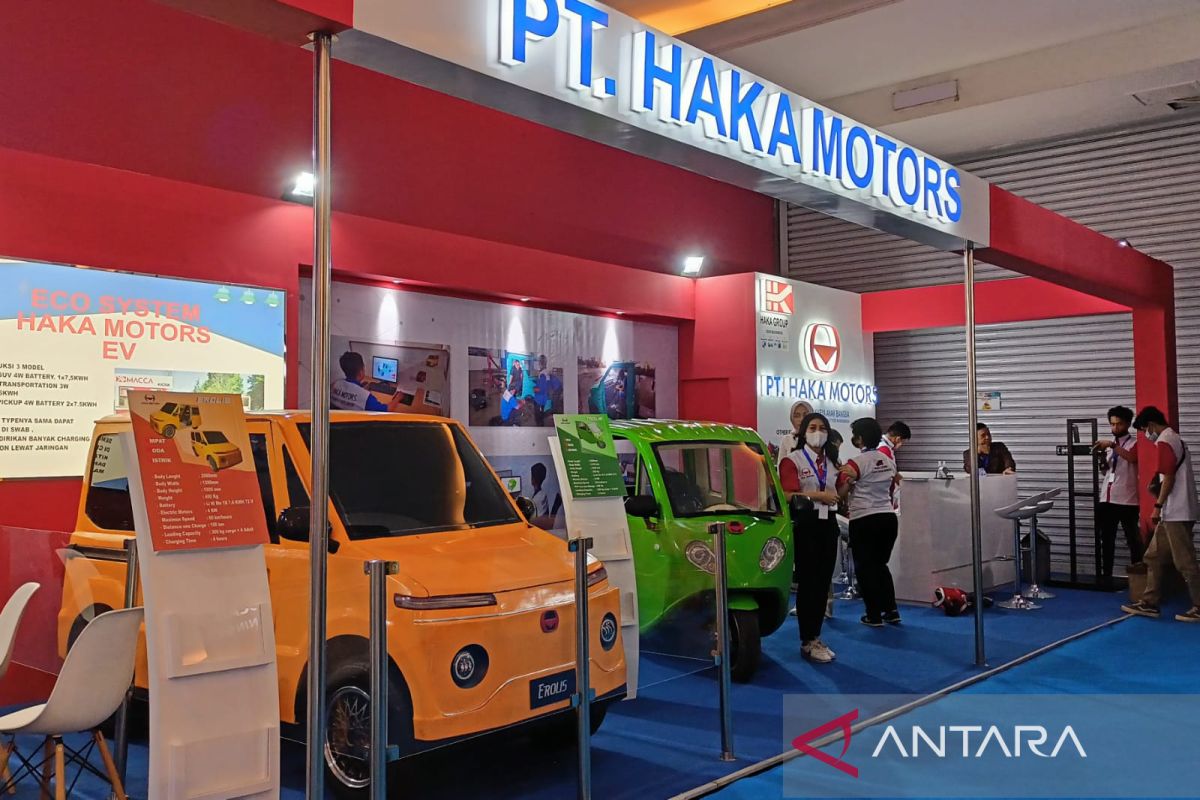 Haka Motors pamerkan tiga prototipe kendaraan listrik di PEVS 2022