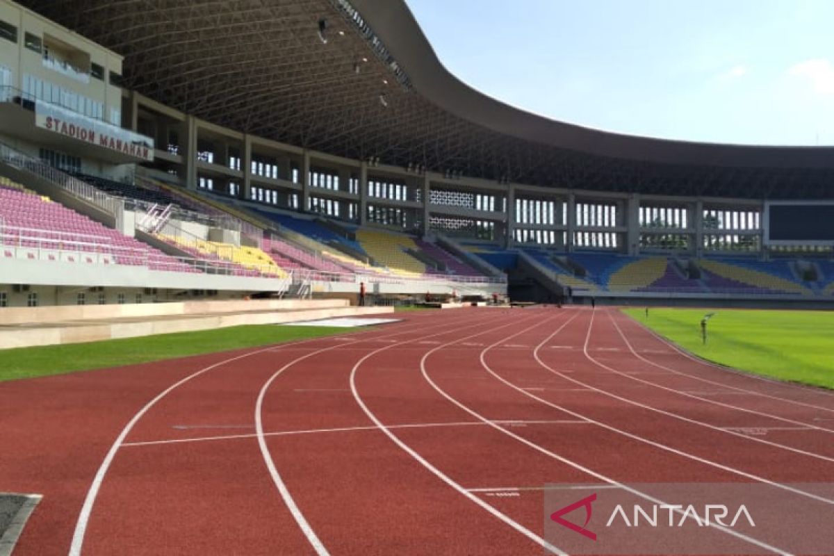 Persiapan Stadion Manahan untuk pembukaan APG 2022