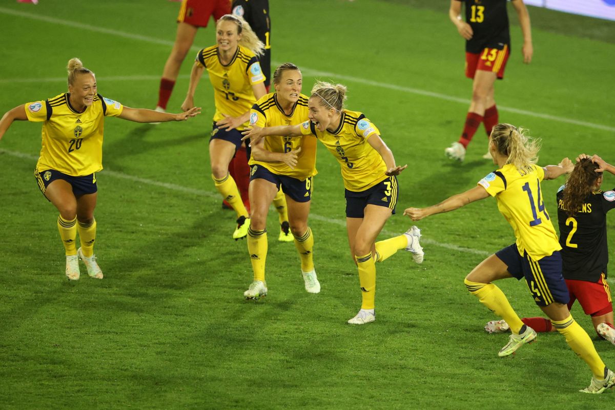 Kalahkan Belgia 1-0, Swedia ke semifinal Piala Eropa Putri