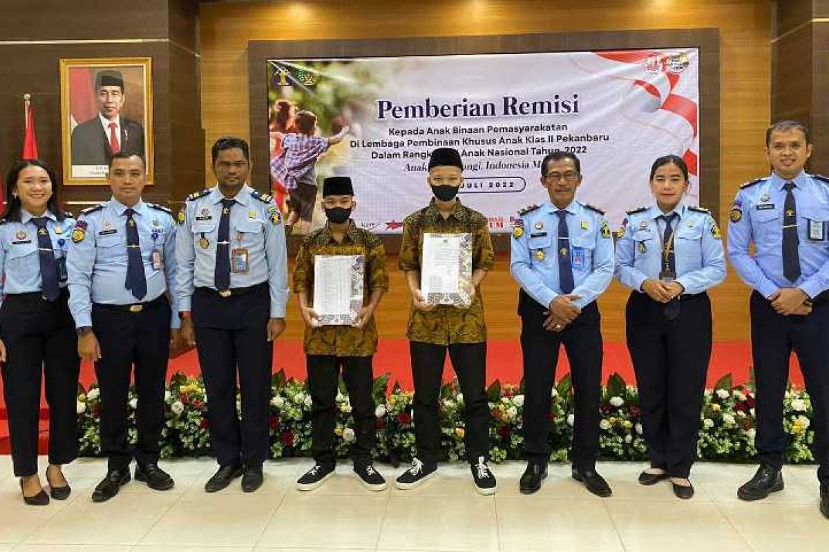 44 napi anak Riau terima remisi Hari Anak