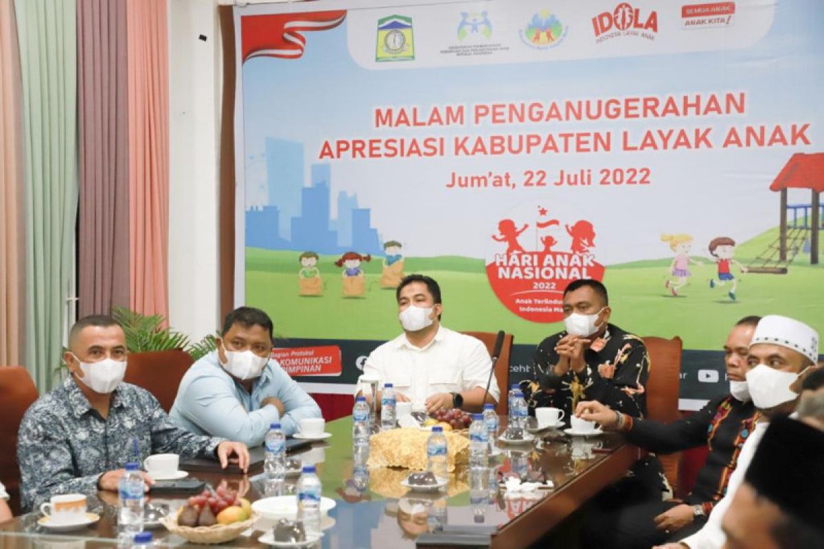 Aceh Besar raih penghargaan Kabupaten Layak Anak Kategori Madya
