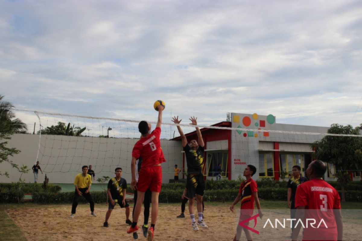 Kemenkumham Kalsel gelar lomba bola voli meriahkan HDKD ke-77