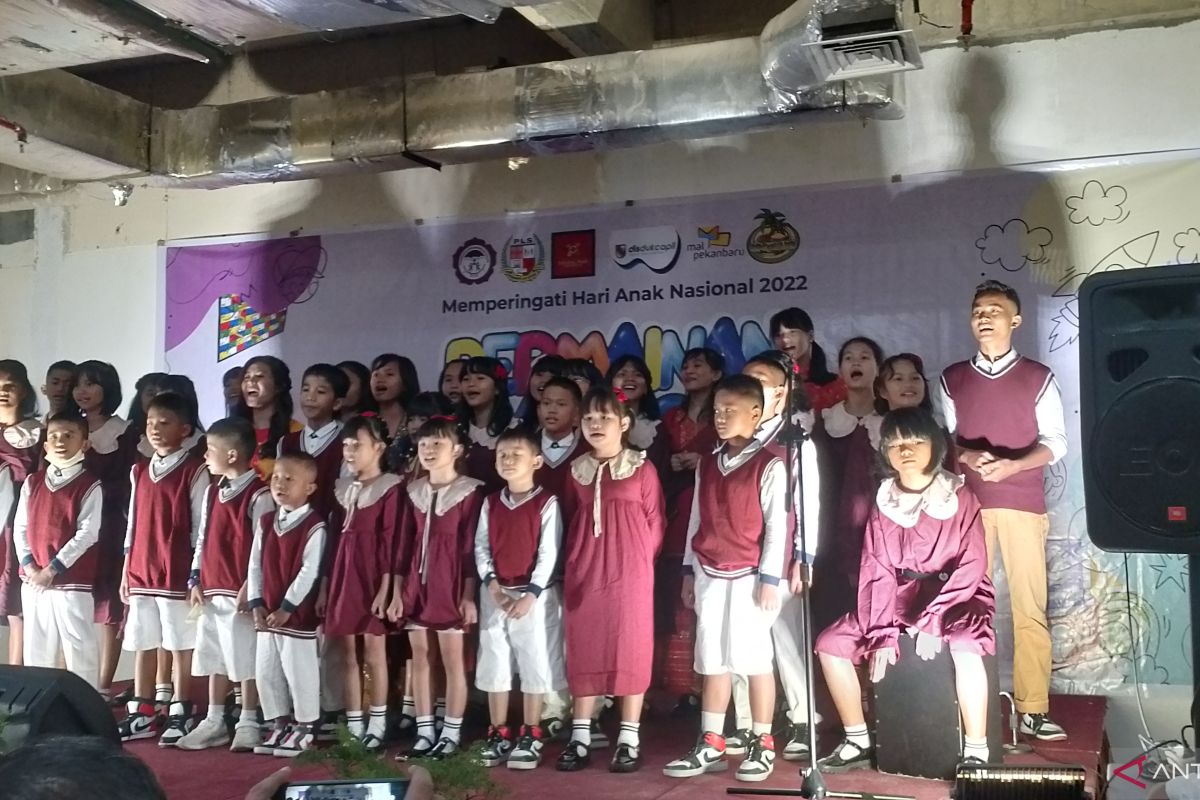 Peringatan Hari Anak Nasional 2023 di Riau, Anak Terlindungi, Indonesia Maju