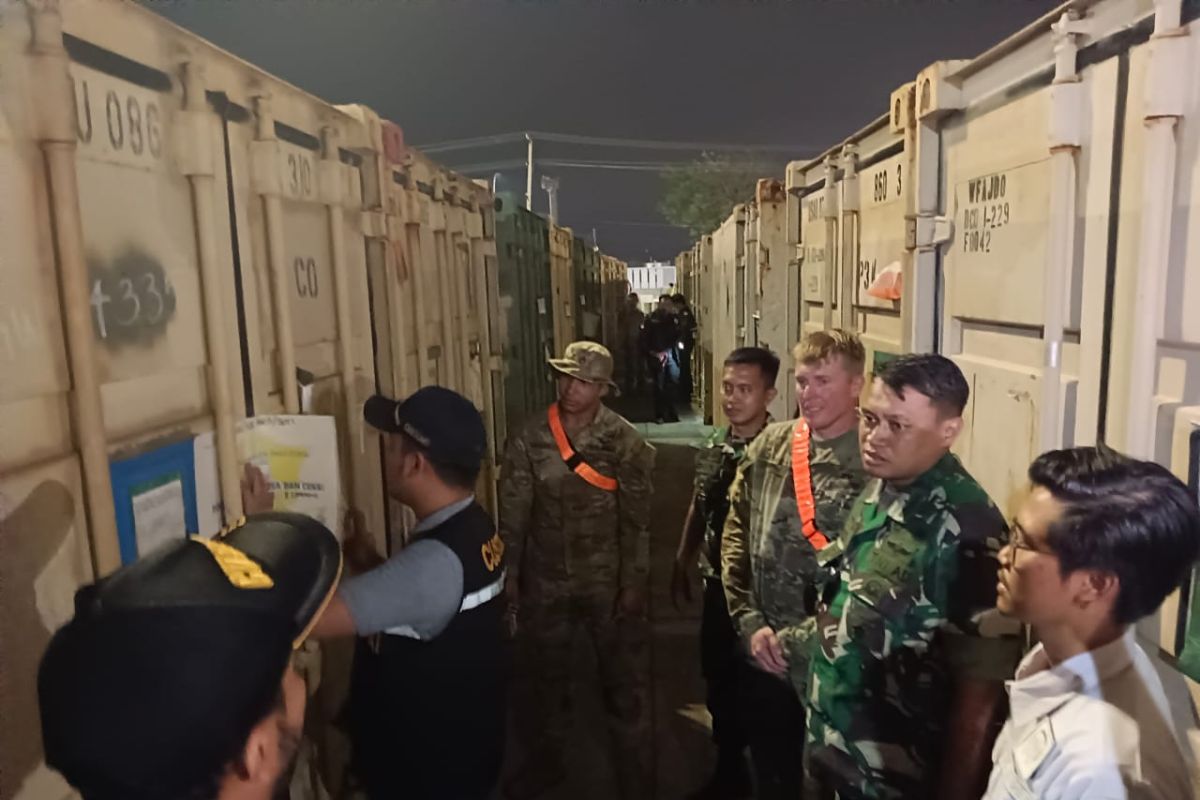 Korem: Kontainer senjata di Pelabuhan Panjang guna latihan Garuda Shield