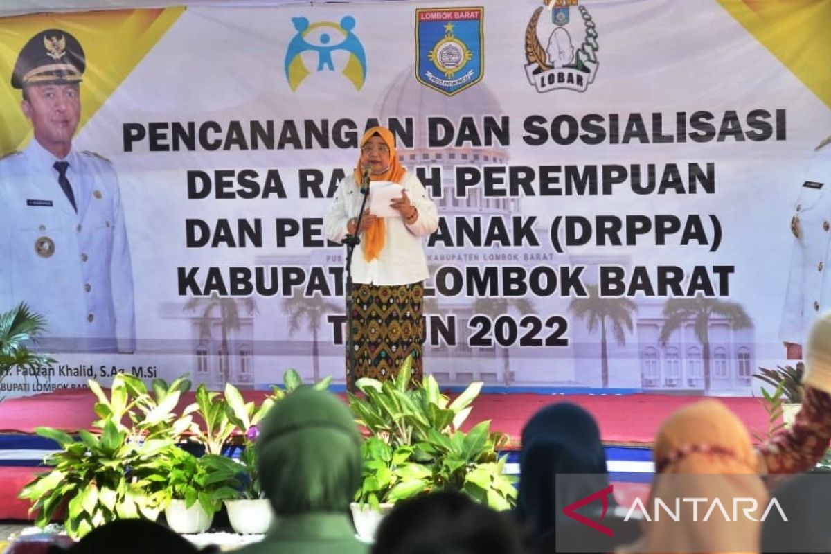 Lombok Barat membentuk 10 desa ramah perempuan dan peduli anak
