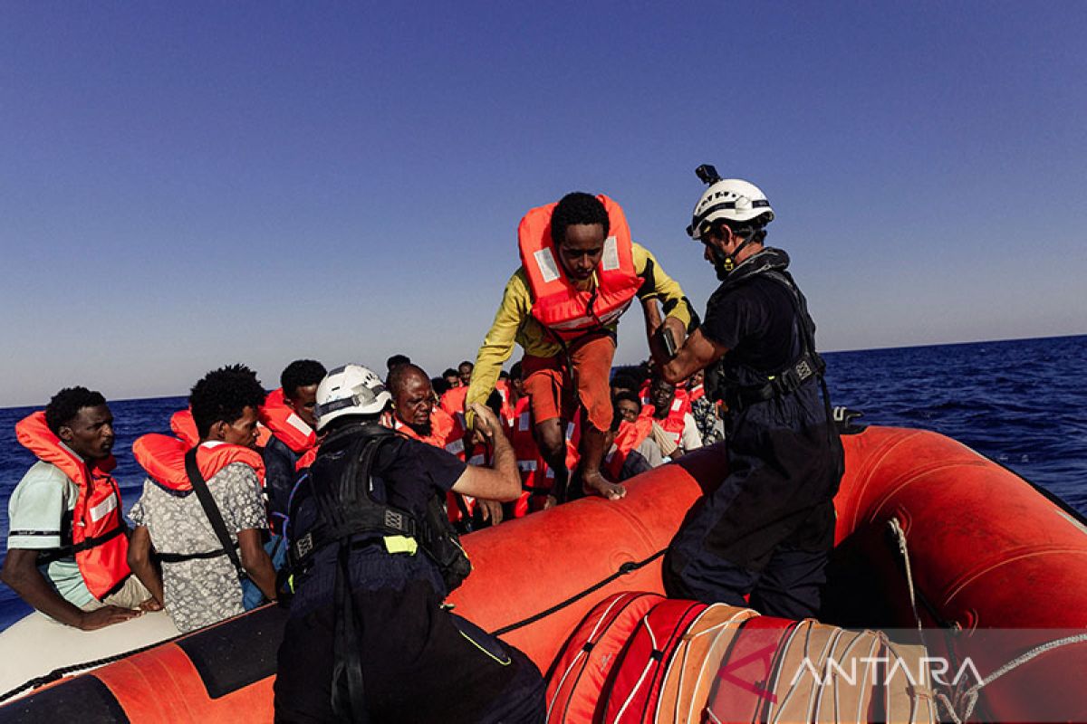 Hampir 700 migran diselamatkan di lepas pantai Italia, lima tewas