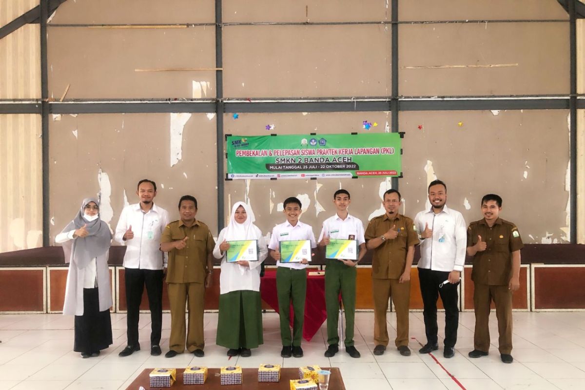 Jadi pelopor, SMKN 2 Banda Aceh asuransikan peserta PKL