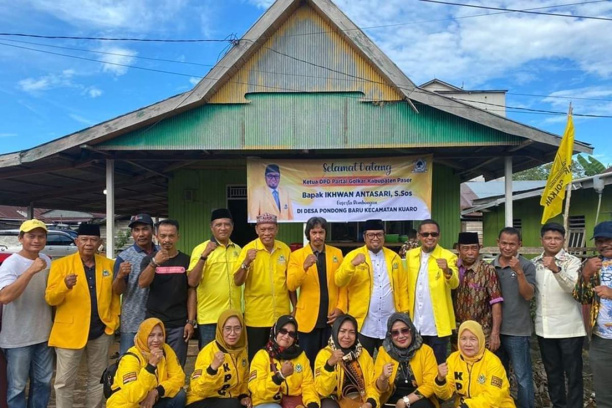 Golkar Paser targetkan pengukuhan pengurus tingkat desa hingga akhir Juli