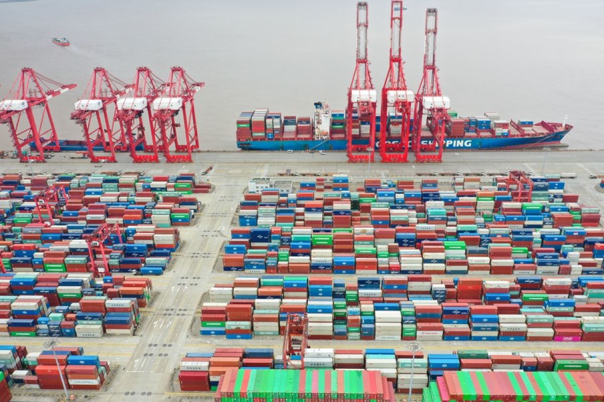 Indeks pengiriman peti kemas ekspor China naik pada Juni 2022