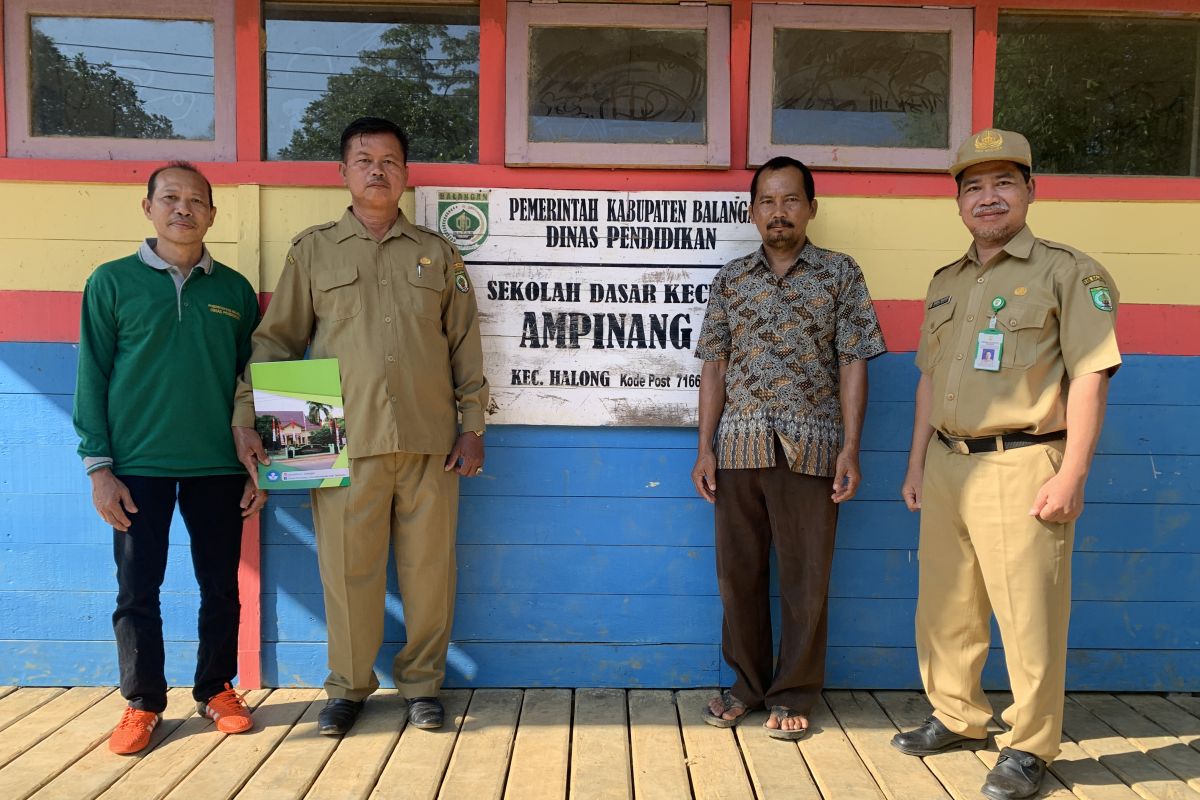 Disdik Balangan monitoring sekolah terpencil