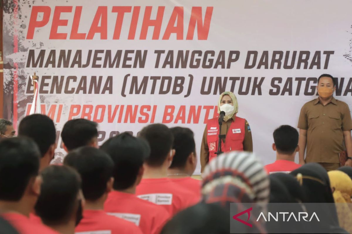 Ratusan Relawan PMI Banten Dilatih Tanggap Darurat Bencana - ANTARA ...