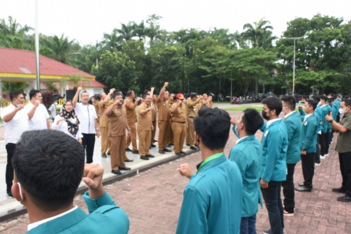 1.418  mahasiswa Unimed KKN di Deli Serdang