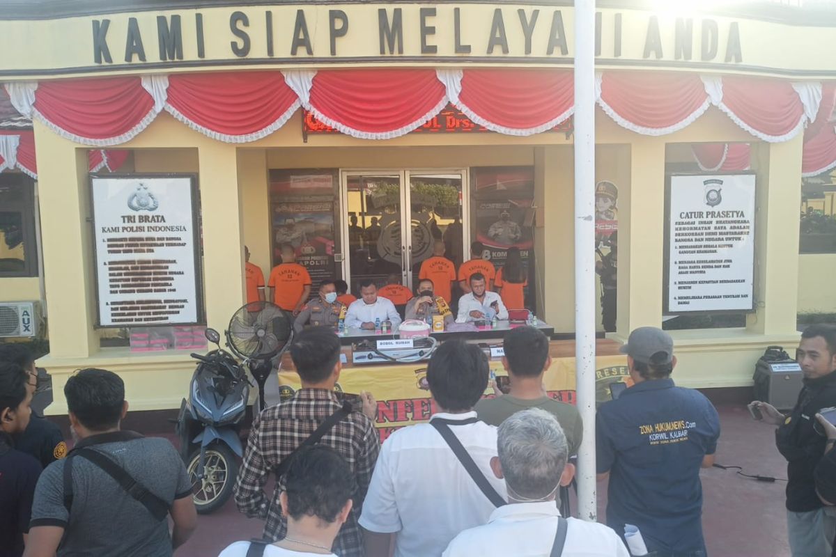 Polisi konferensi pers pencabulan kakek terhadap anak 16 tahun