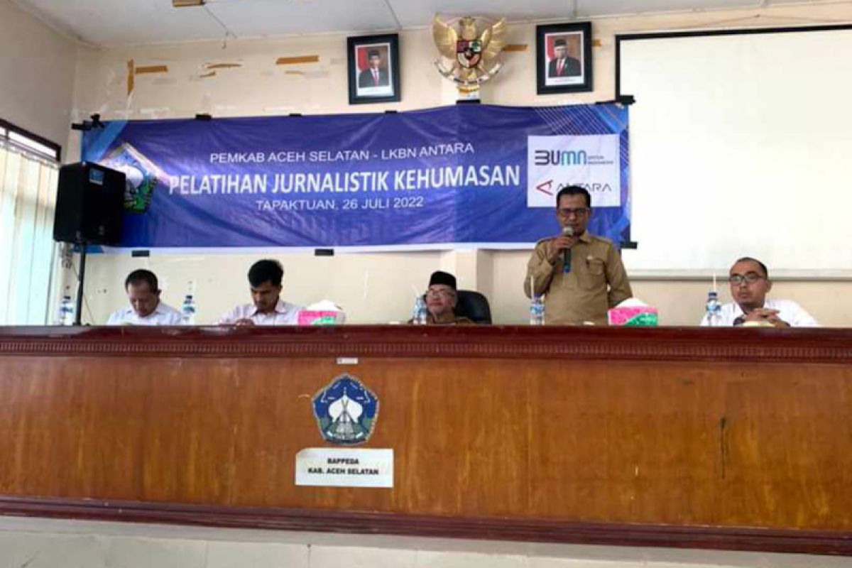 Pemkab Aceh Selatan gandeng LKBN Antara gelar pelatihan jurnalistik