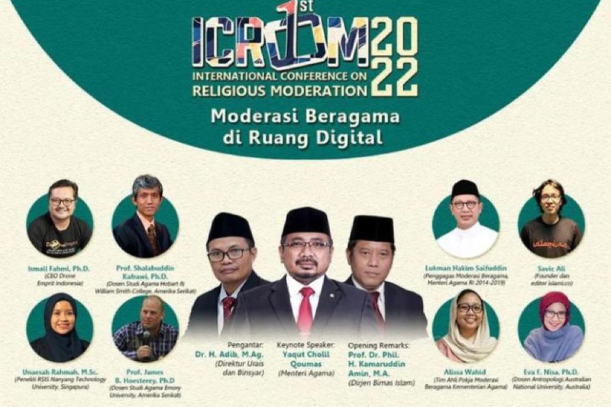 ICROM 2022 ajang diskusi terbesar tentang moderasi beragama