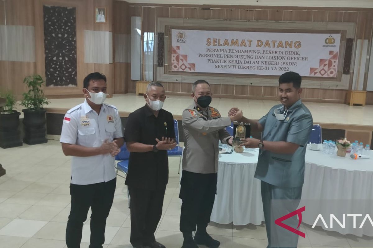 DPRD terima peserta didik PKDN Sespimti Dikreg 31