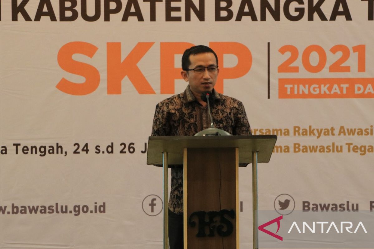 Bawaslu Kabupaten Bangka Tengah kawal proses pendaftaran partai politik