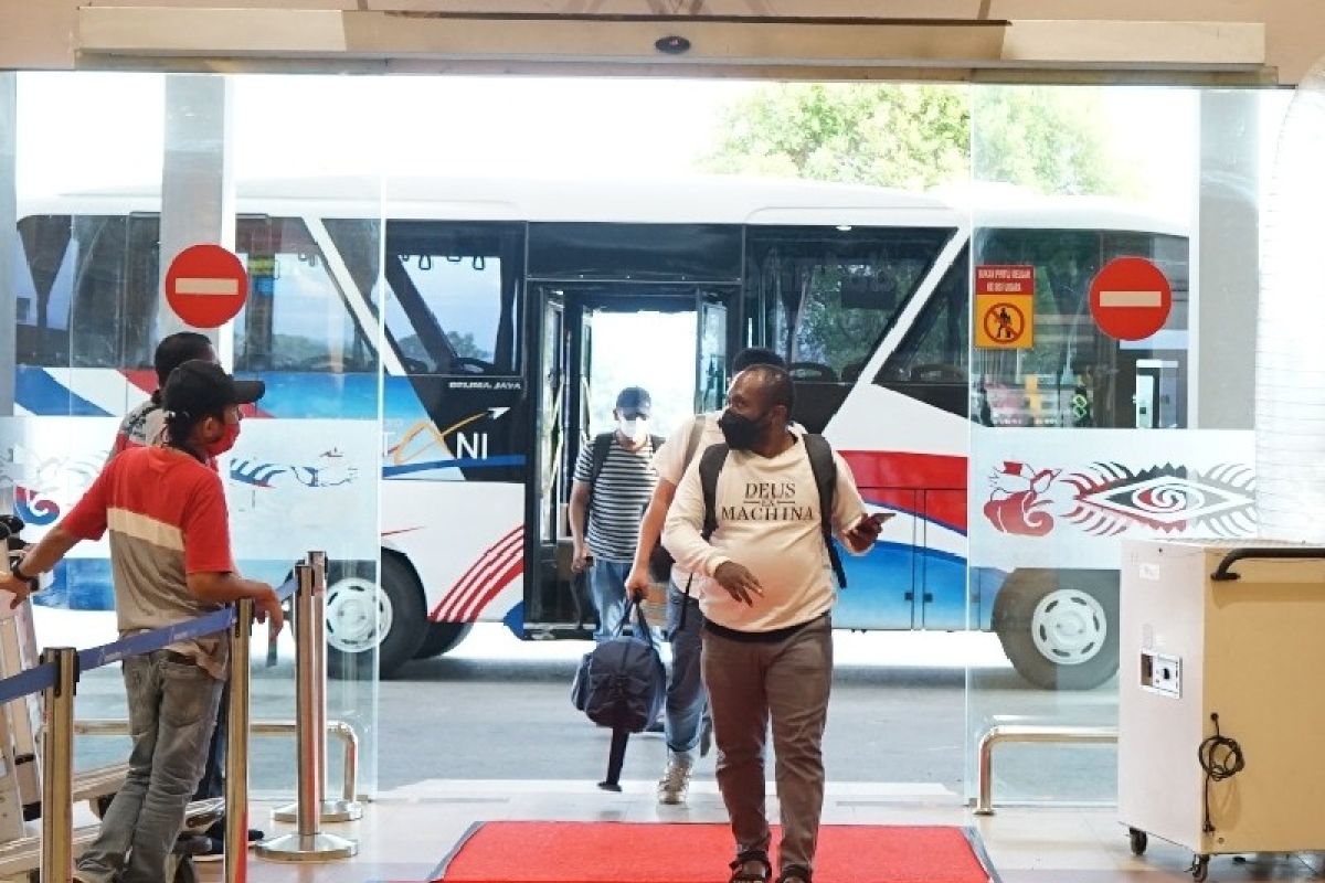 Bandara Sentani pasang karpet disinfektan antisipasi virus PMK