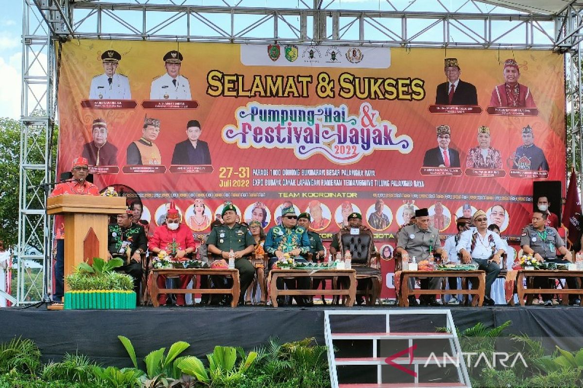 Pumpung Hai dan Festival Dayak bangkitkan semangat kebudayaan di Kalteng