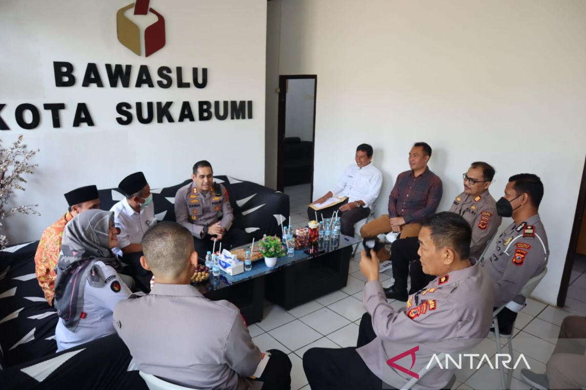 Polres Sukabumi Kota jalin sinergitas dengan Bawaslu