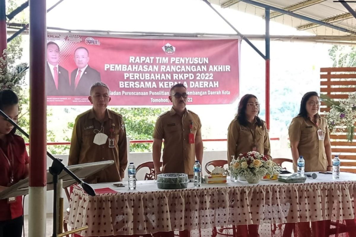 Tomohon susun rancangan akhir perubahan RKPD