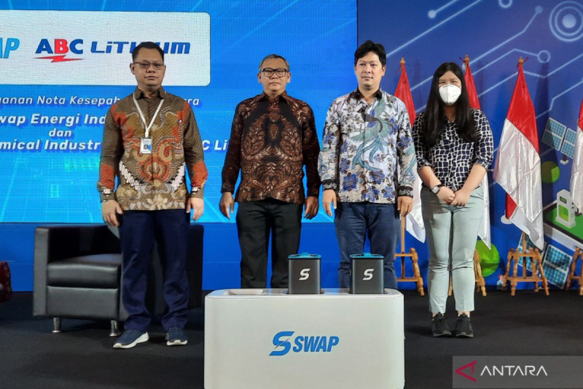 SWAP Energi gandeng Baterai ABC percepat penggunaan motor listrik