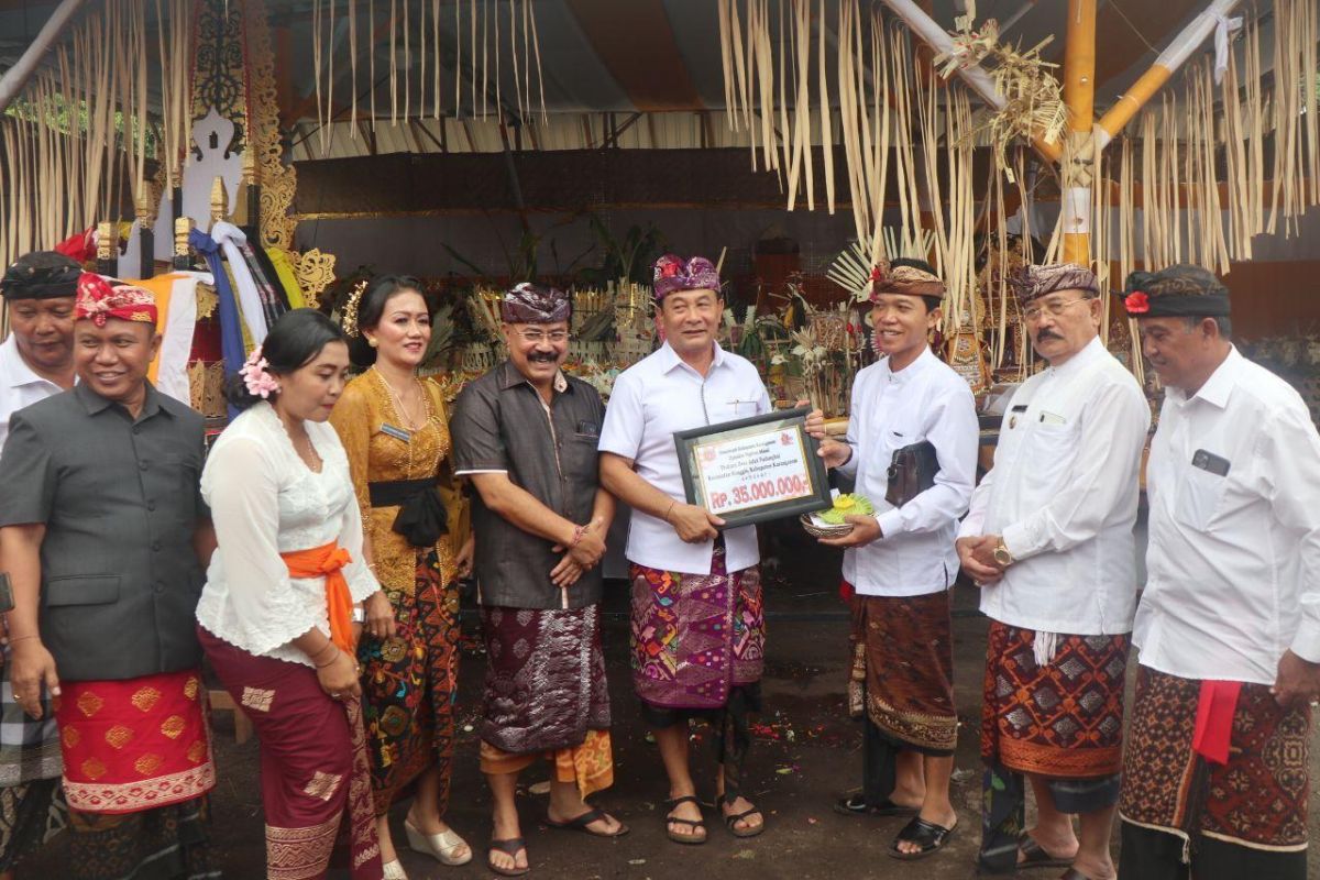 Pemkab Karangasem datangi Ngaben pastikan Atma Kerthi berjalan baik