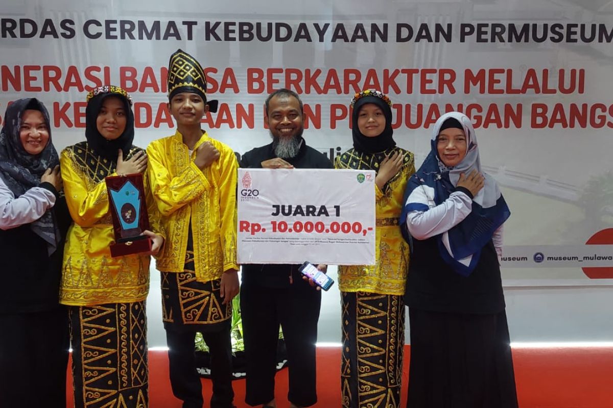 SMP 1 Tanah Grogot Wakil Kaltim Lomba cerdas cermat museum tingkat nasional