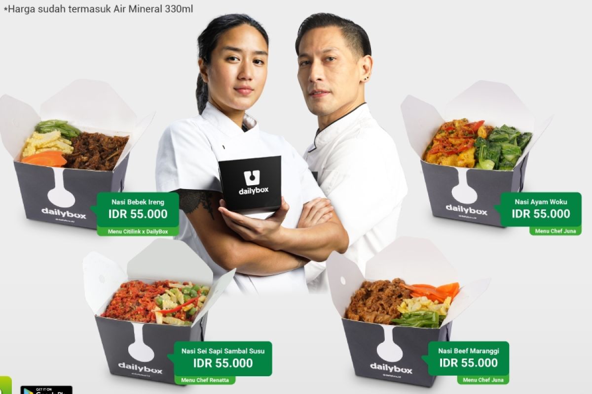 Hidangan karya Chef Renatta dan Juna bisa dinikmati di pesawat Citilink