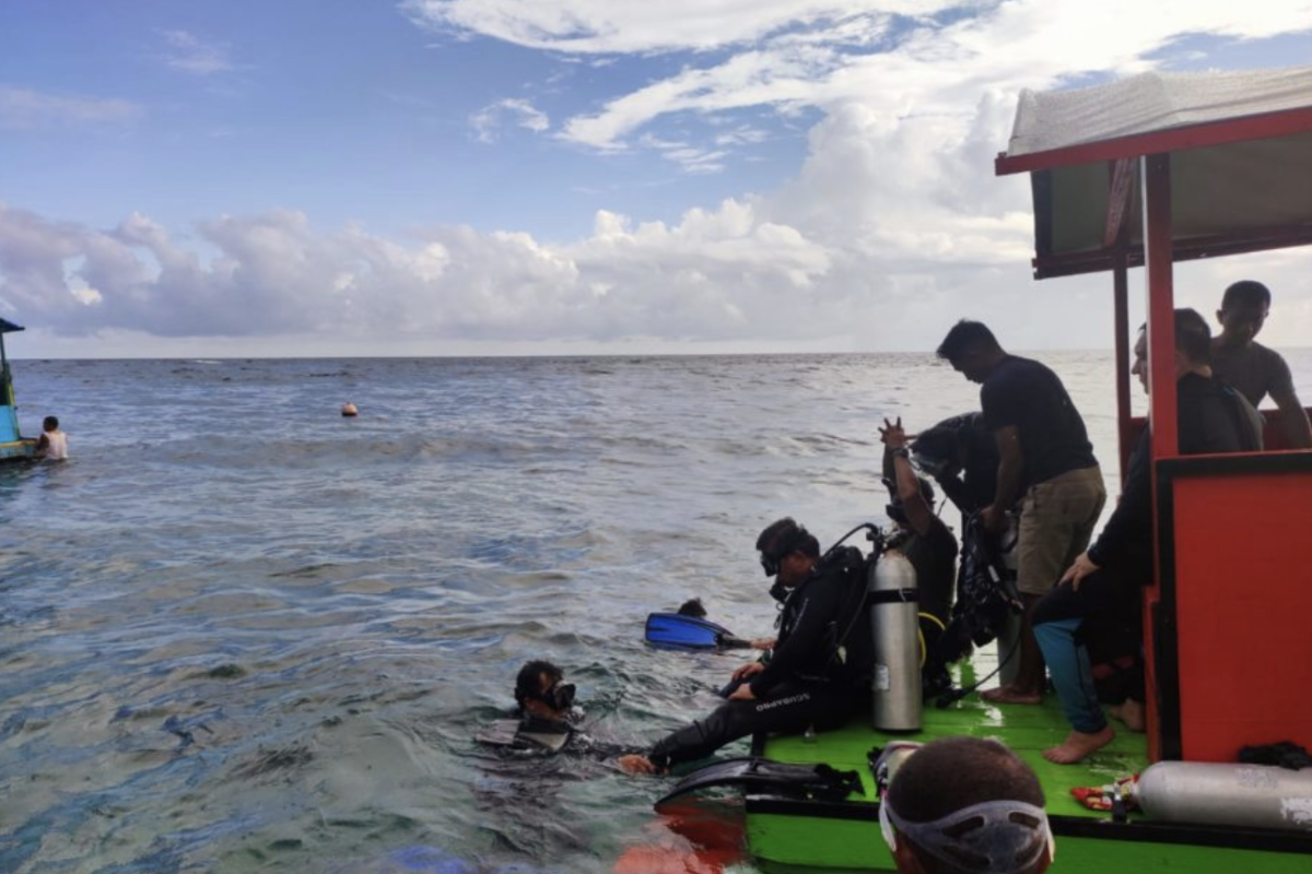 Wamen LHK kunjungi Taman Laut Olele