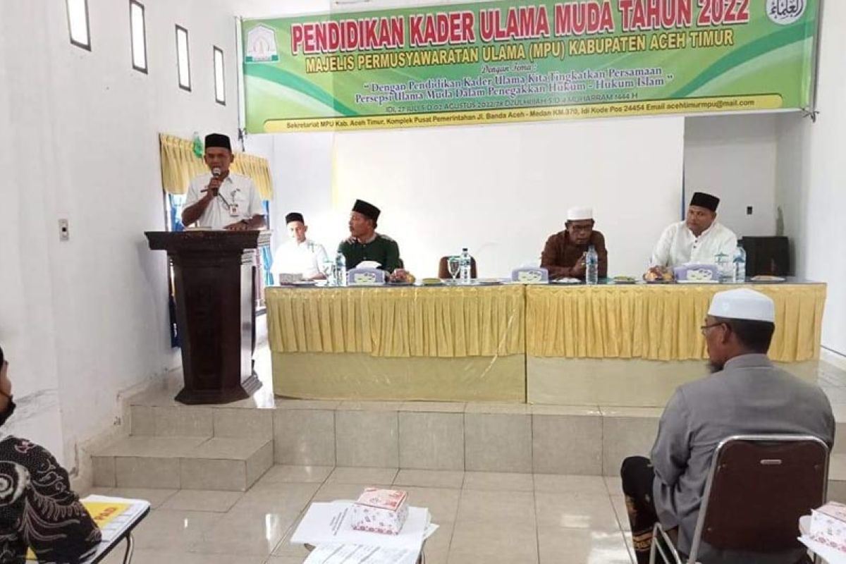 Pemkab Aceh Timur gelar pendidikan kader ulama. Ini tujuannya