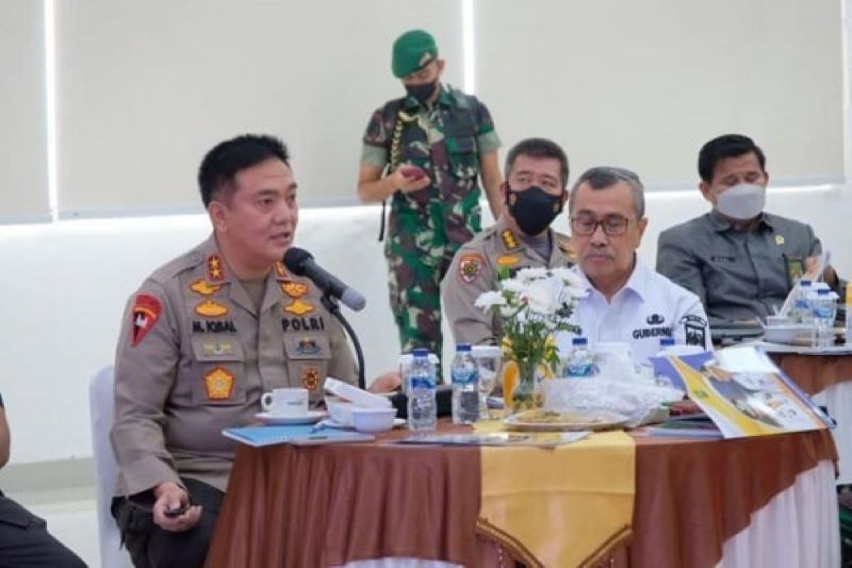 Polda Riau gagalkan peredaran 19 kilogram sabu dari Malaysia di Bengkalis