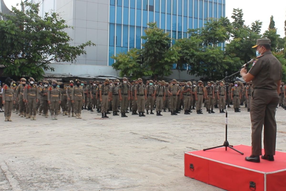 Satpol PP kerahkan 400 personel amankan Rakernas Apeksi di Padang