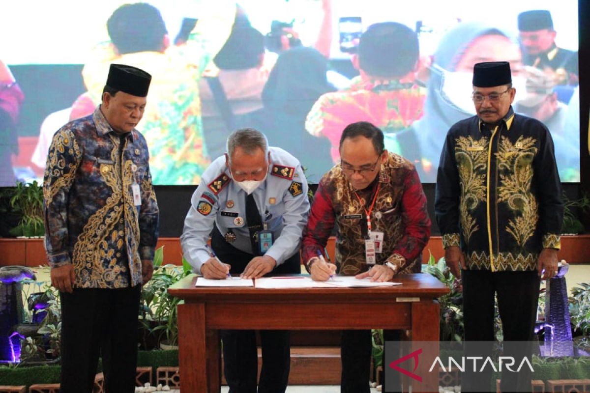 Gubernur saksikan penandatanganan PKS LPKA Martapura dan DPPPA Kalsel