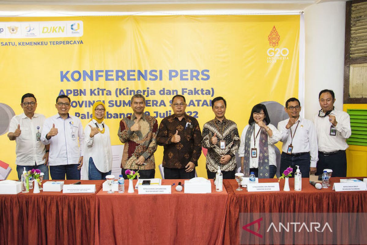 Sumsel realisasikan pendapatan Rp8,52 triliun  per Juni 2021