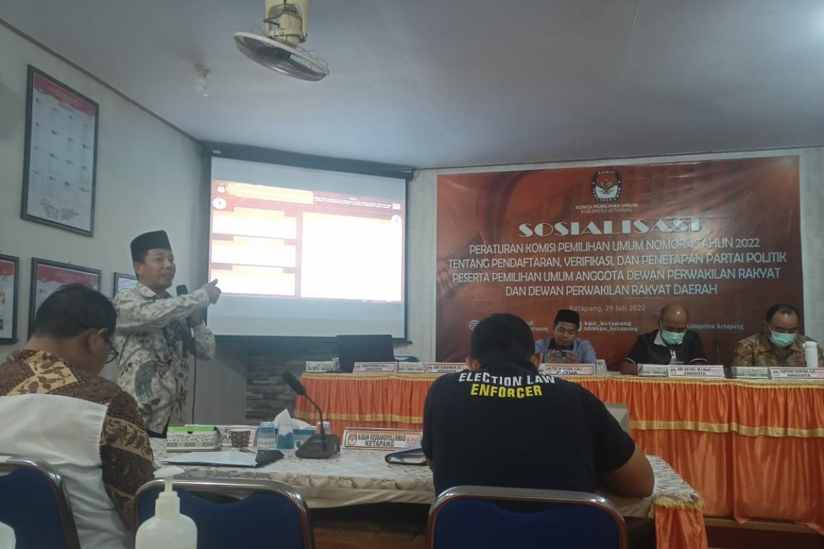 KPU Ketapang sosialisasi peraturan KPU nomor 4 tahun 2022