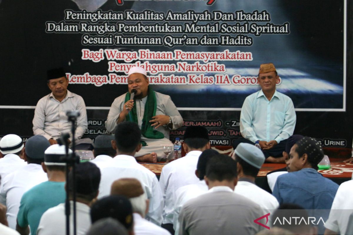 480 warga binaan Lapas Gorontalo peringati tahun baru Islam