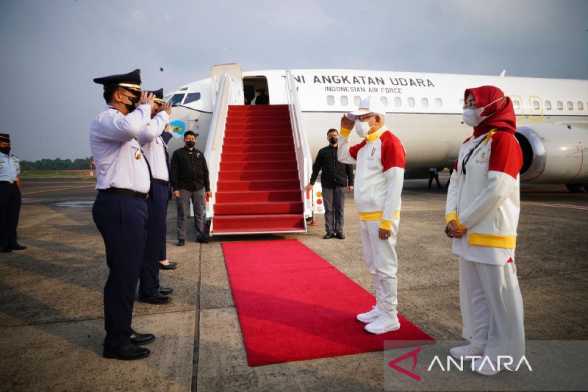 Wapres Ma'ruf Amin terbang ke Solo buka ASEAN Para Games 2022