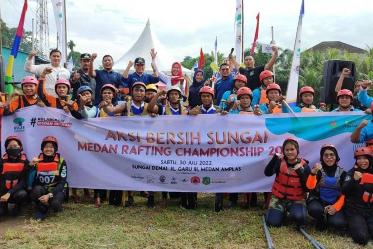 24 tim arung jeram ikuti rafting championship  di aliran Sungai Denai